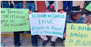 Pobladores de Curasco exigen cierre de plantas mineras en cabecera de cuenca